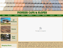 Tablet Screenshot of pioneercaps.in